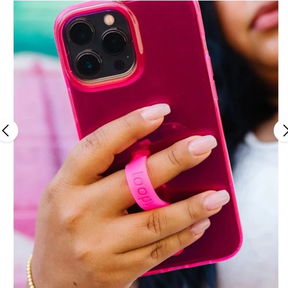 Loopy iPhone 12 pro Phone Case Pink